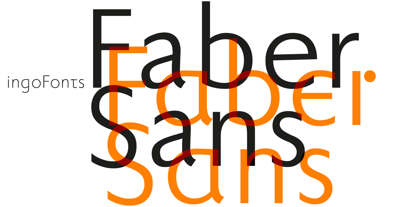 Faber Sans Pro Font preview